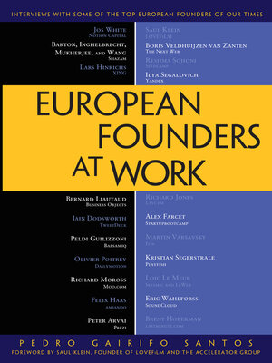 cover image of European Founders at Work